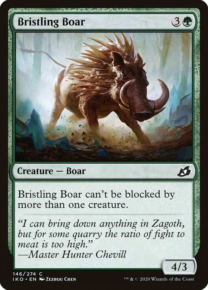 Bristling Boar [Ikoria: Lair of Behemoths] | Tacoma Games