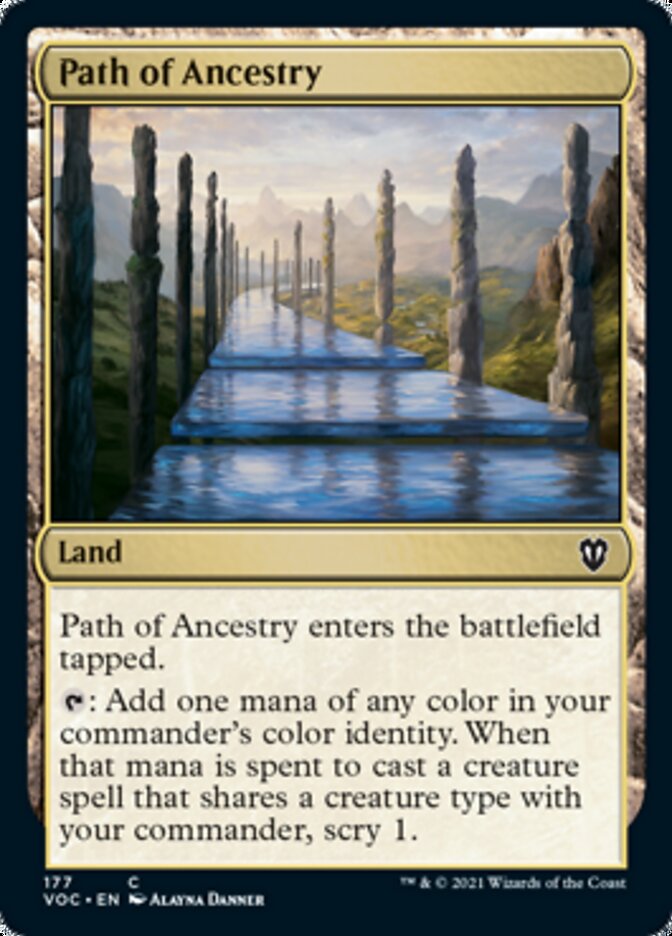 Path of Ancestry [Innistrad: Crimson Vow Commander] | Tacoma Games