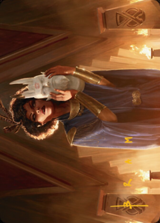 Cormela, Glamour Thief Art Card (Gold-Stamped Signature) [Streets of New Capenna Art Series] | Tacoma Games