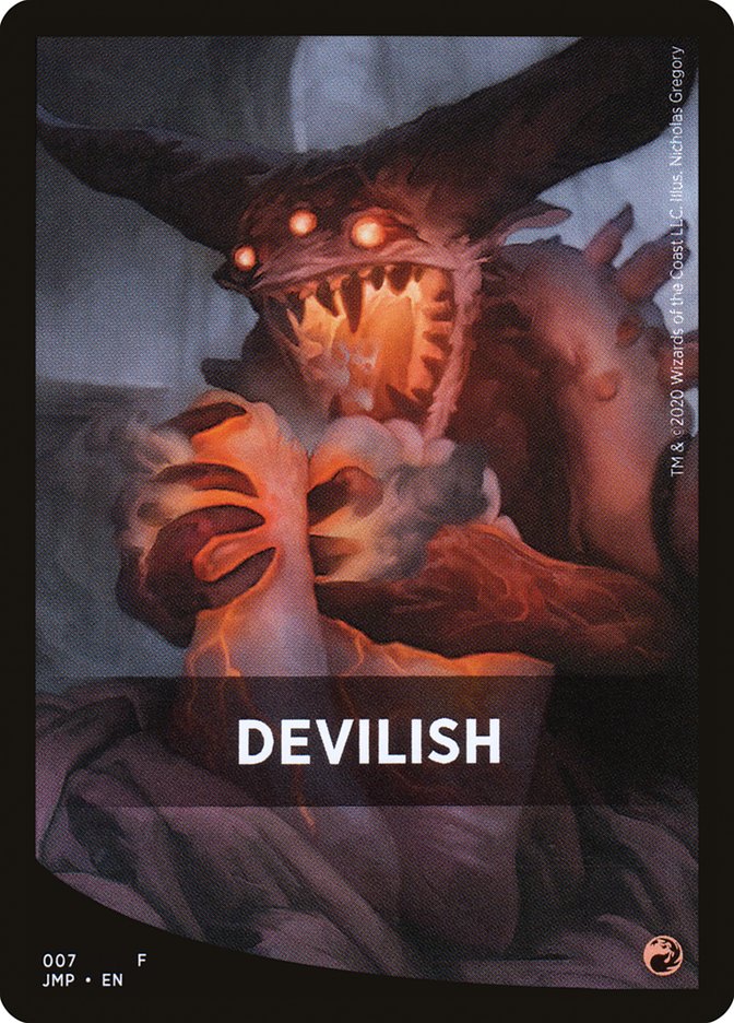 Devilish Theme Card [Jumpstart Front Cards] | Tacoma Games