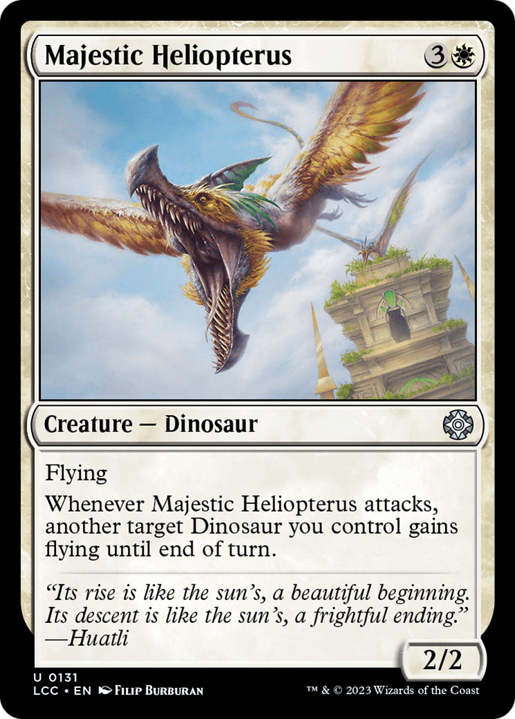 Majestic Heliopterus [The Lost Caverns of Ixalan Commander] | Tacoma Games