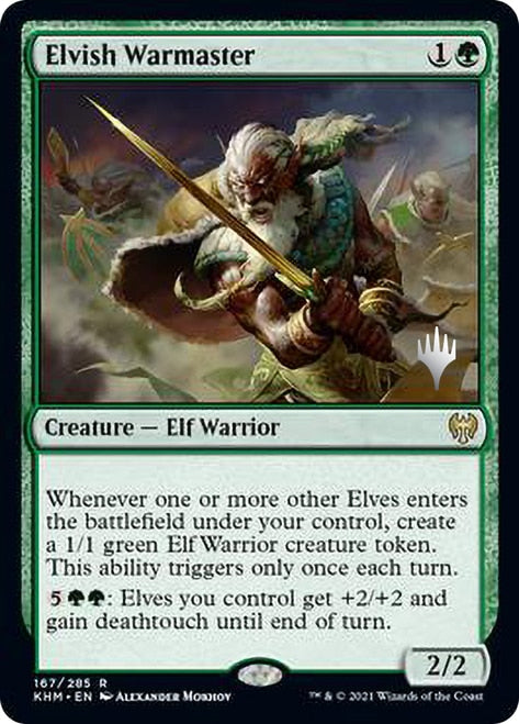 Elvish Warmaster [Kaldheim Promo Pack] | Tacoma Games