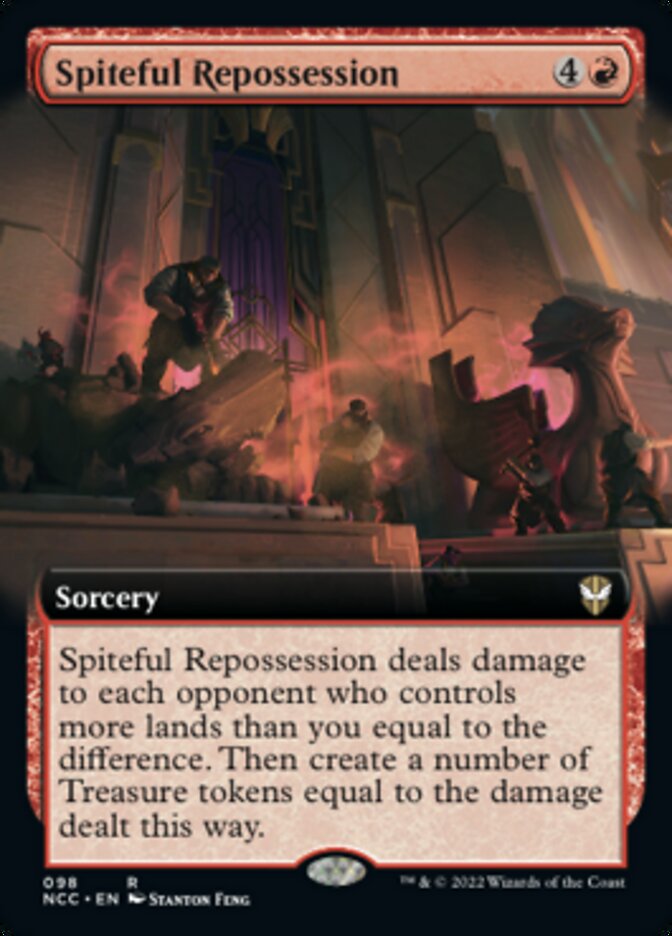 Spiteful Repossession (Extended Art) [Streets of New Capenna Commander] | Tacoma Games