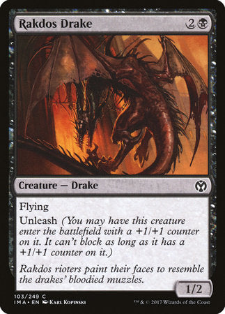 Rakdos Drake [Iconic Masters] | Tacoma Games