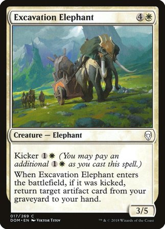 Excavation Elephant [Dominaria] | Tacoma Games