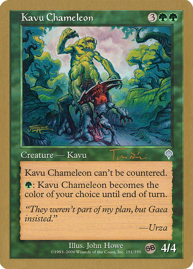 Kavu Chameleon (Jan Tomcani) (SB) [World Championship Decks 2001] | Tacoma Games