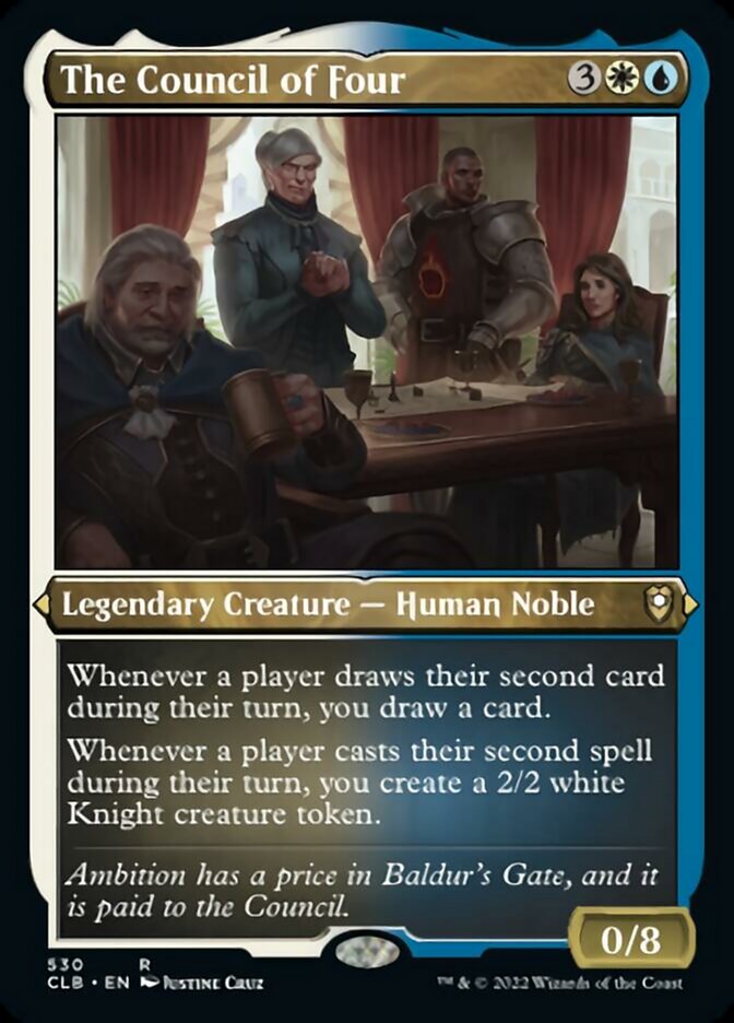 The Council of Four (Foil Etched) [Commander Legends: Battle for Baldur's Gate] | Tacoma Games