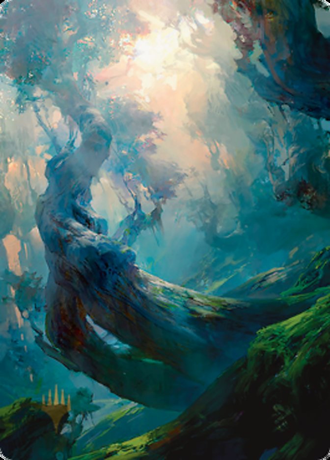 Forest 3 Art Card (Gold-Stamped Signature) [Zendikar Rising Art Series] | Tacoma Games