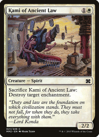 Kami of Ancient Law [Modern Masters 2015] | Tacoma Games