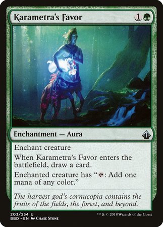 Karametra's Favor [Battlebond] | Tacoma Games