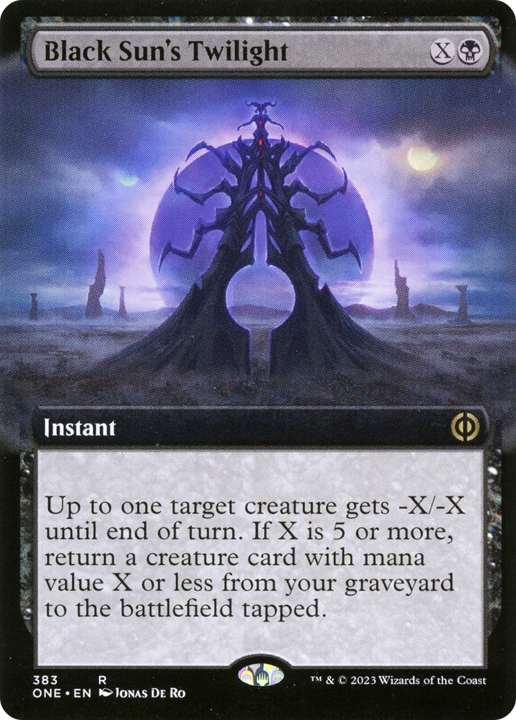 Black Sun's Twilight (Extended Art) [Phyrexia: All Will Be One] | Tacoma Games