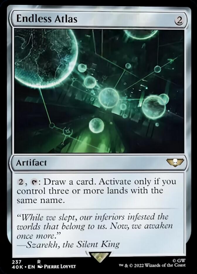 Endless Atlas (Surge Foil) [Universes Beyond: Warhammer 40,000] | Tacoma Games