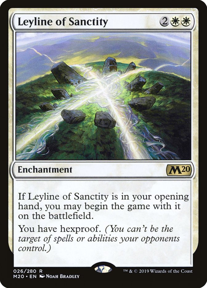 Leyline of Sanctity [Core Set 2020] | Tacoma Games