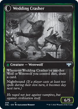 Wolfkin Outcast // Wedding Crasher [Innistrad: Double Feature] | Tacoma Games