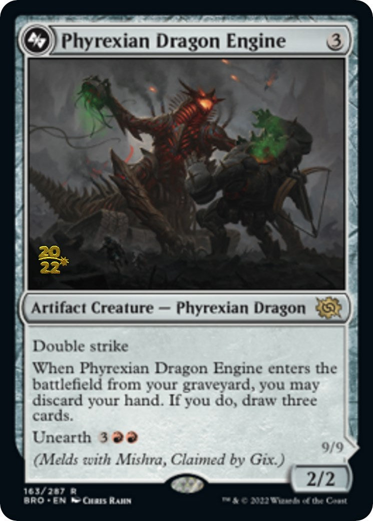 Phyrexian Dragon Engine [The Brothers' War: Prerelease Promos] | Tacoma Games