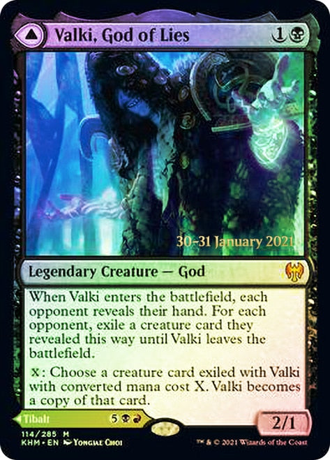 Valki, God of Lies // Tibalt, Cosmic Impostor  [Kaldheim Prerelease Promos] | Tacoma Games