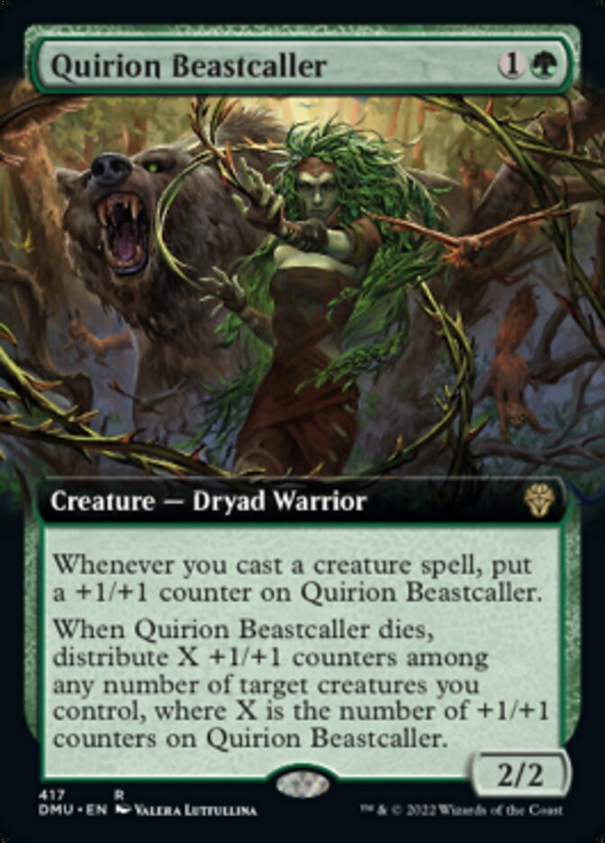 Quirion Beastcaller (Extended Art) [Dominaria United] | Tacoma Games