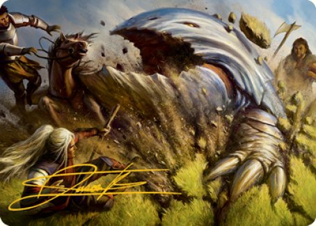 Bulette Art Card (Gold-Stamped Signature) [Dungeons & Dragons: Adventures in the Forgotten Realms Art Series] | Tacoma Games