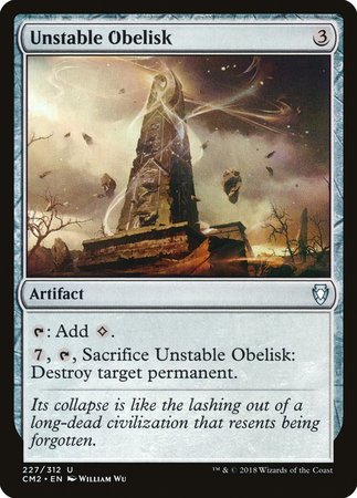 Unstable Obelisk [Commander Anthology Volume II] | Tacoma Games