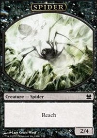 Spider Token (Black) [Modern Masters Tokens] | Tacoma Games