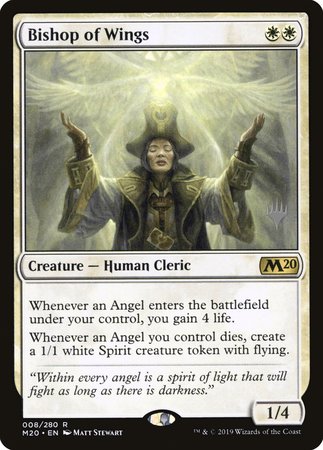 Bishop of Wings [Core Set 2020 Promos] | Tacoma Games