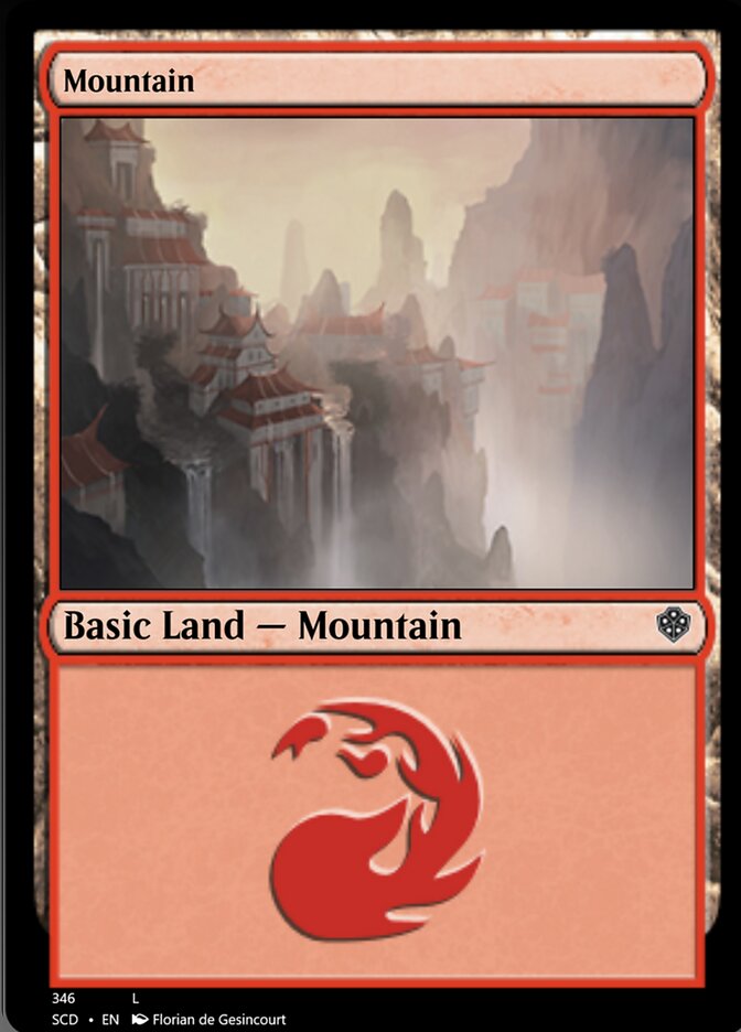 Mountain (346) [Starter Commander Decks] | Tacoma Games