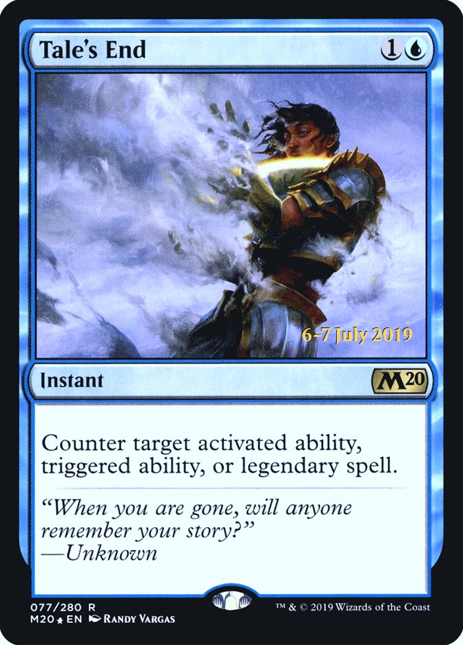 Tale's End  [Core Set 2020 Prerelease Promos] | Tacoma Games