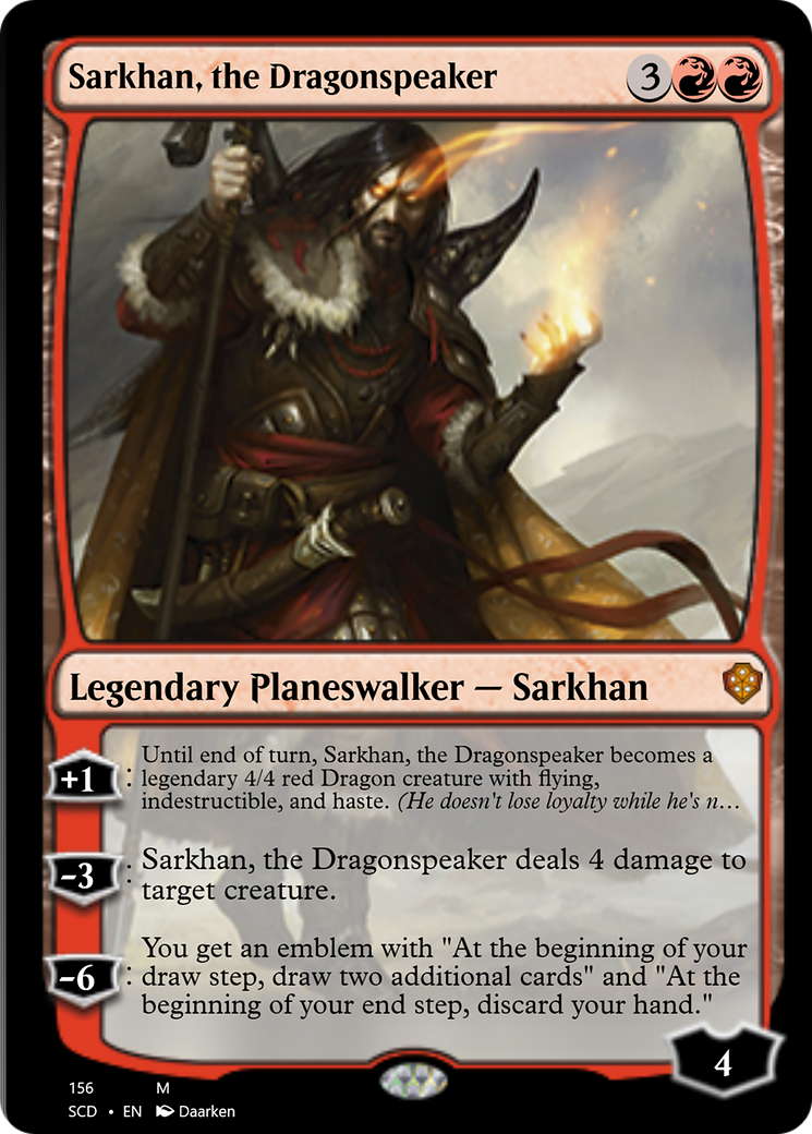 Sarkhan, the Dragonspeaker [Starter Commander Decks] | Tacoma Games