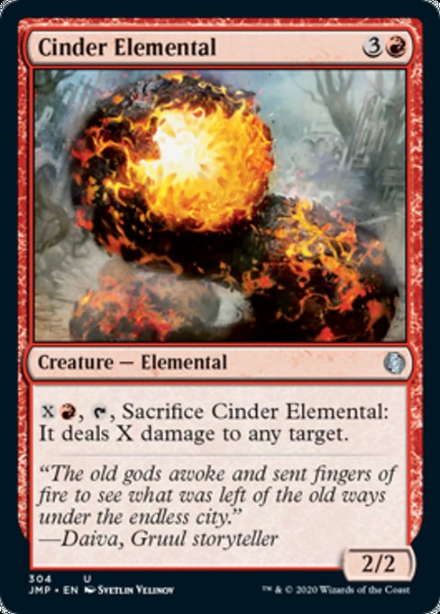 Cinder Elemental [Jumpstart] | Tacoma Games