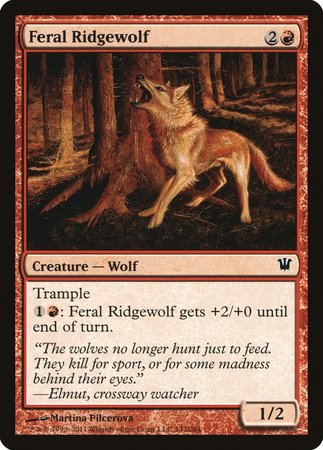 Feral Ridgewolf [Innistrad] | Tacoma Games