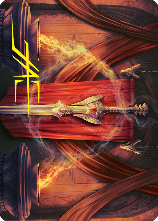 Ramosian Greatsword Art Card (Gold-Stamped Signature) [March of the Machine Art Series] | Tacoma Games