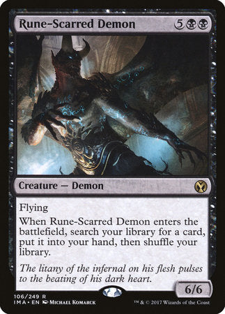 Rune-Scarred Demon [Iconic Masters] | Tacoma Games