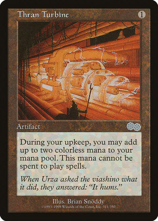 Thran Turbine [Urza's Saga] | Tacoma Games