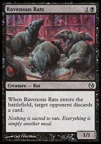 Ravenous Rats [Duels of the Planeswalkers] | Tacoma Games