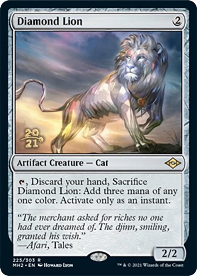 Diamond Lion [Modern Horizons 2 Prerelease Promos] | Tacoma Games