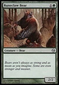 Runeclaw Bear [Duels of the Planeswalkers] | Tacoma Games