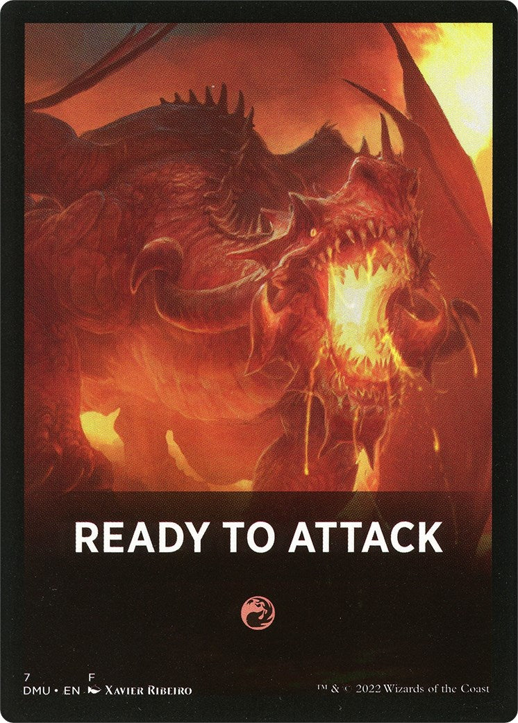 Ready to Attack Theme Card [Dominaria United Tokens] | Tacoma Games