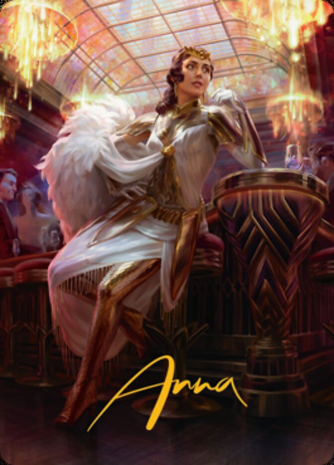 Elspeth Resplendent 1 Art Card (Gold-Stamped Signature) [Streets of New Capenna Art Series] | Tacoma Games