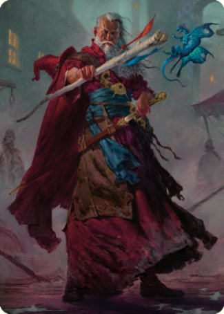 Elminster Art Card (64) [Commander Legends: Battle for Baldur's Gate Art Series] | Tacoma Games