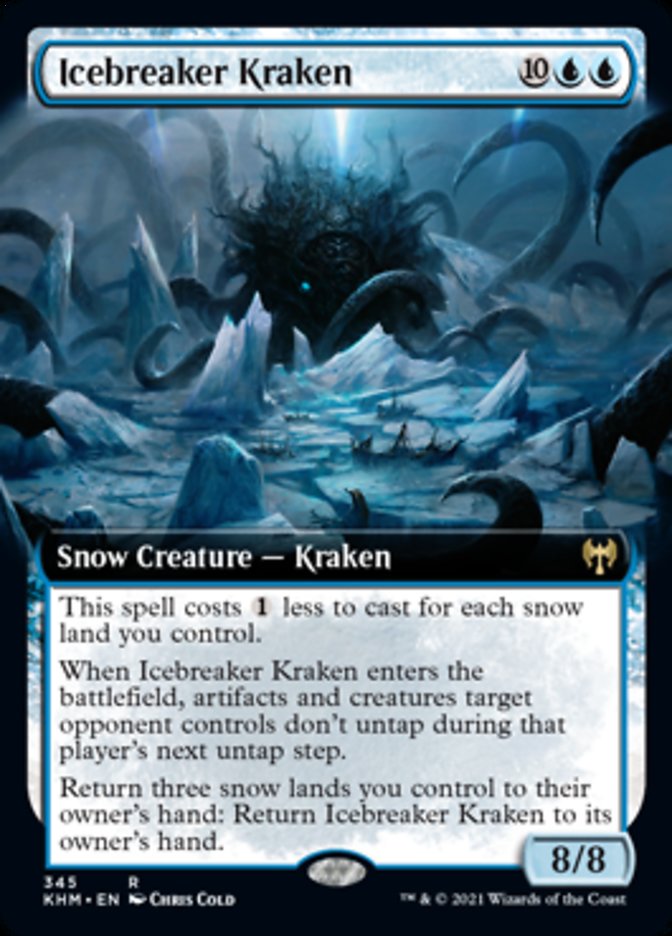 Icebreaker Kraken (Extended Art) [Kaldheim] | Tacoma Games