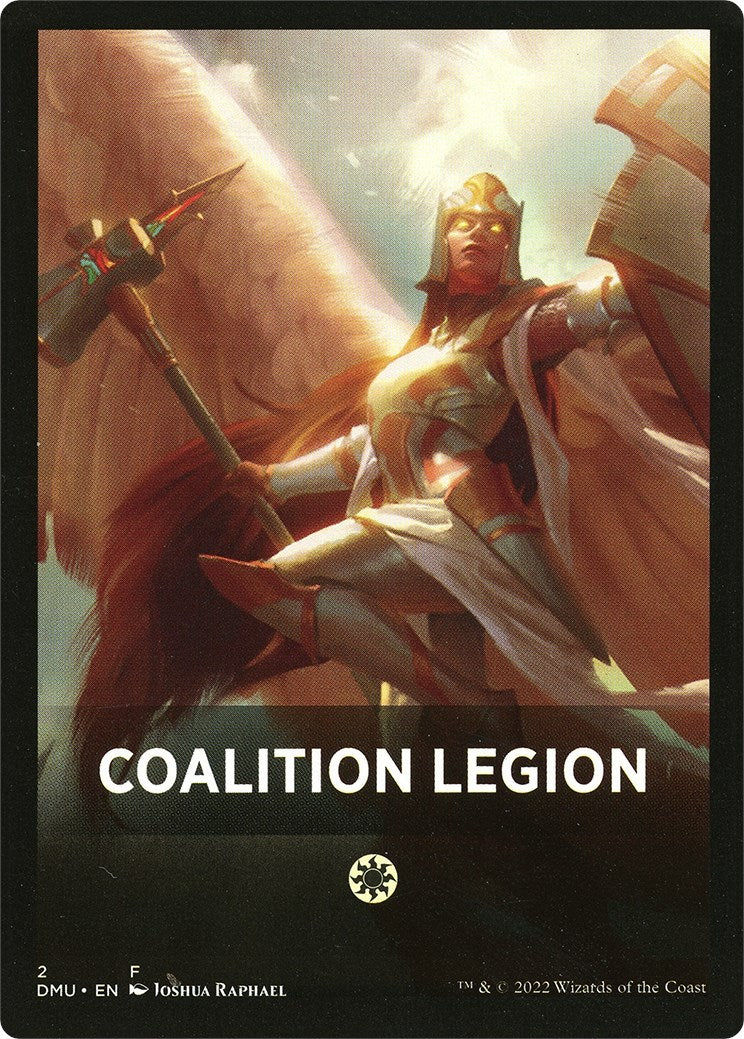 Coalition Legion Theme Card [Dominaria United Tokens] | Tacoma Games