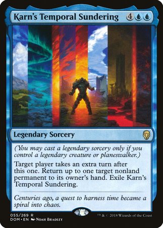 Karn's Temporal Sundering [Dominaria] | Tacoma Games