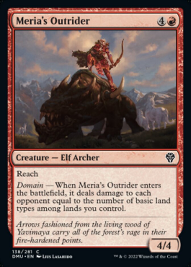 Meria's Outrider [Dominaria United] | Tacoma Games