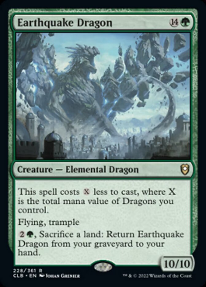Earthquake Dragon [Commander Legends: Battle for Baldur's Gate] | Tacoma Games