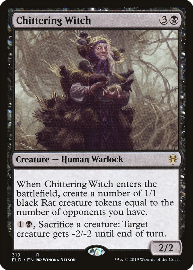 Chittering Witch [Throne of Eldraine] | Tacoma Games