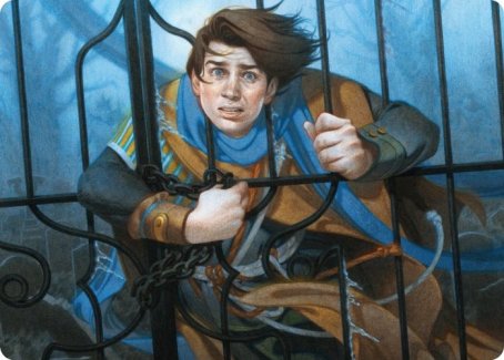 Locked in the Cemetery Art Card [Innistrad: Midnight Hunt Art Series] | Tacoma Games