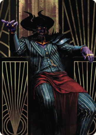Ob Nixilis, the Adversary 2 Art Card [Streets of New Capenna Art Series] | Tacoma Games