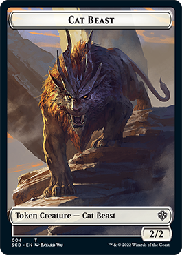 Insect // Cat Beast Double-Sided Token [Starter Commander Decks] | Tacoma Games