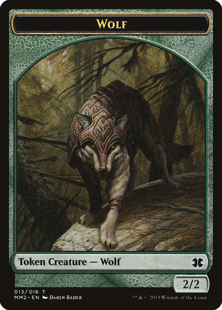 Wolf Token [Modern Masters 2015 Tokens] | Tacoma Games