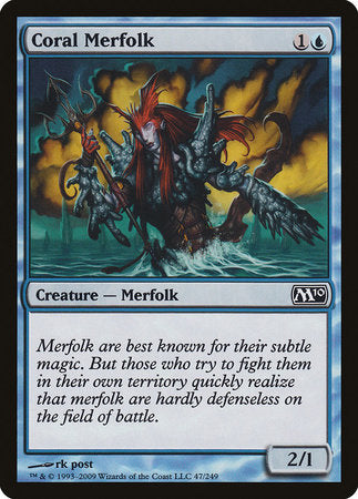 Coral Merfolk [Magic 2010] | Tacoma Games